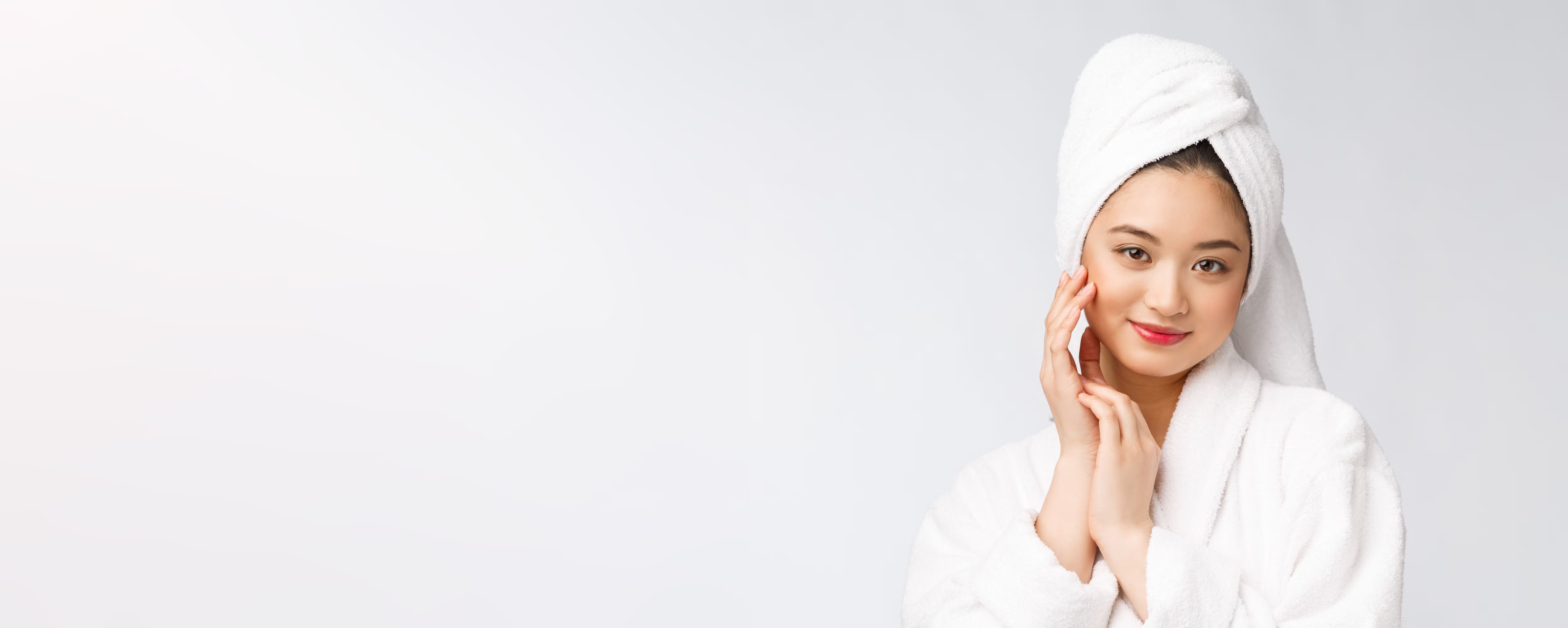 Spa-like shower with soft natural light